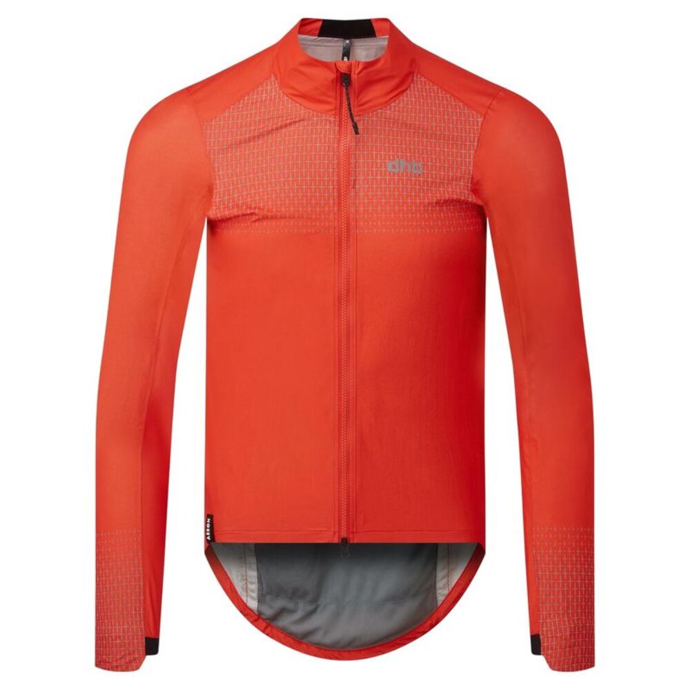 dhb Mens Aeron Reflective Waterproof Cycling Jacket / Red